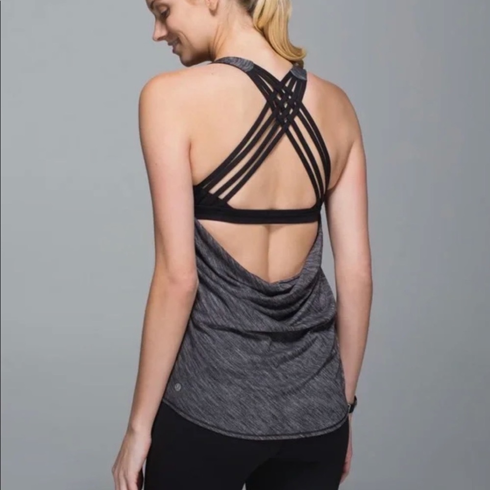Lululemon strappy open back tank